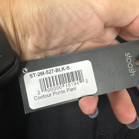 2/$30 NWT Stoosh Contour Ponte Pants Black Small #A0254 TRB2 - Picture 7 of 11